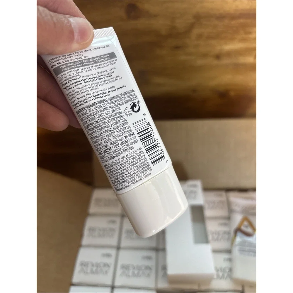 Revlon Almay Ageless Smart Shade Foundation, 800 Deep, Hypoallergenic-2 Pack